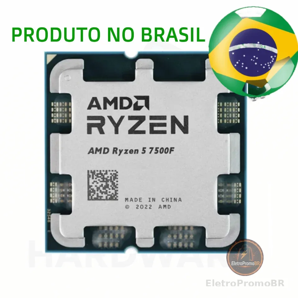 AMD Ryzen 5 7500F, 5.0GHz Max Turbo, Cache 38MB, AM5, (OEM) 100-000000597