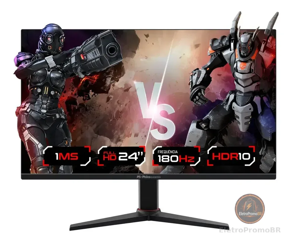 Monitor Gamer Philco 24” 180Hz Full HD 1MS PMG24M23T