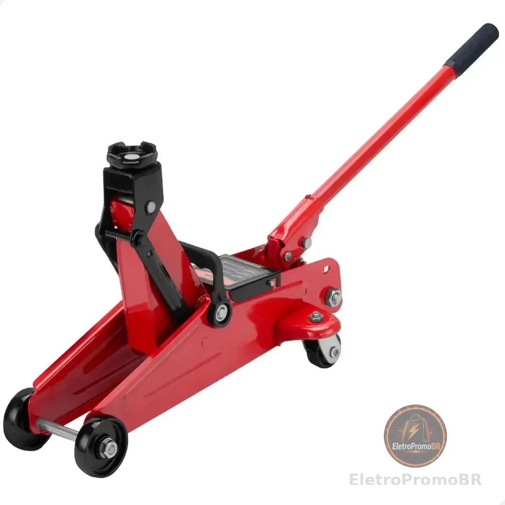 Macaco Hidraulico Tipo Jacare Até 2 Toneladas Elevação 125-300mm 510085 Com Caixa Plástica Sparta