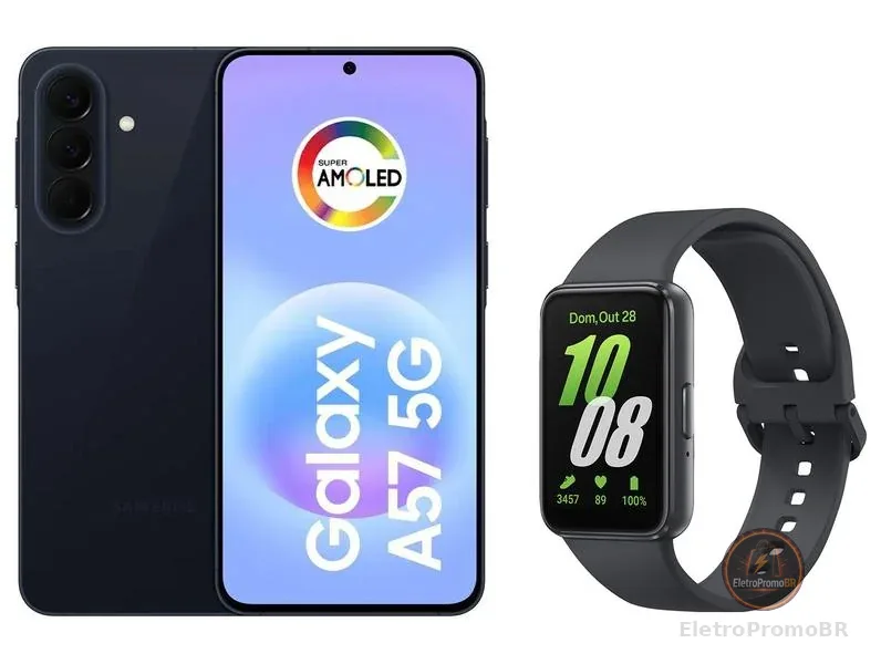 Smartphone Samsung Galaxy A57 128GB Azul Escuro