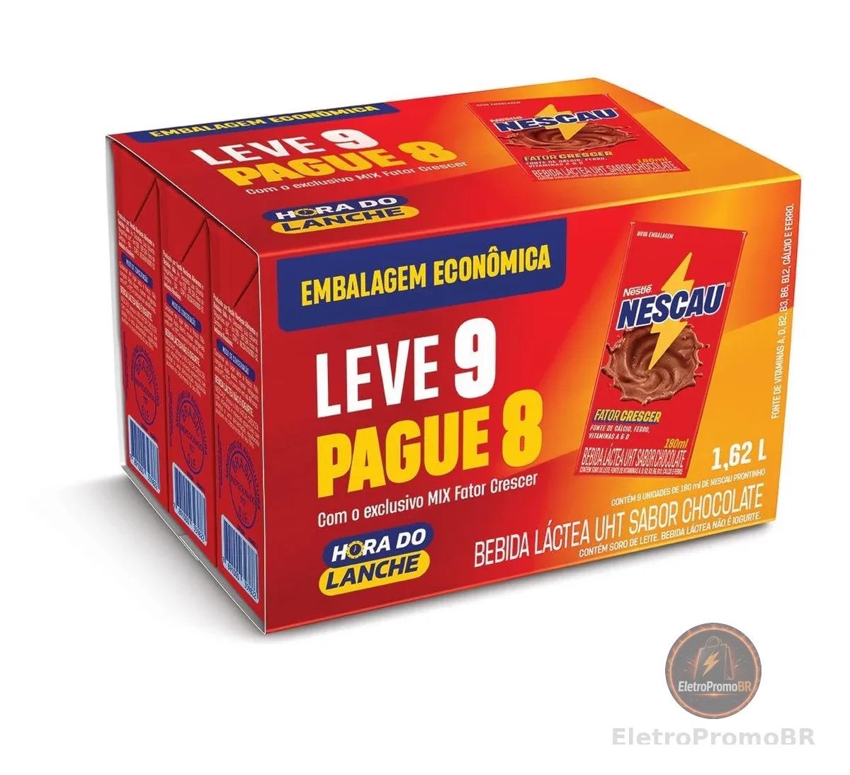 Bebida Láctea Nescau Prontinho 180ml Leve 9 Pague 8
