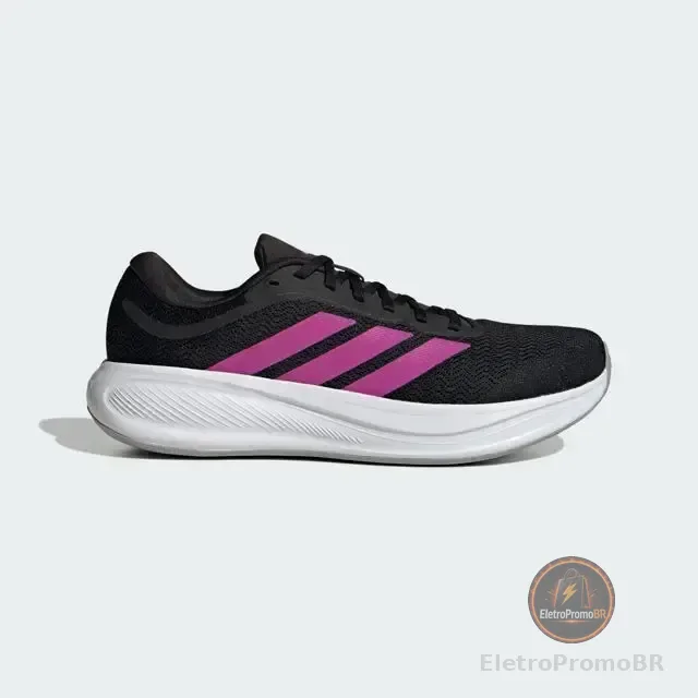 Tênis Masculino E Feminino Response Runner 2 adidas Cblack/lucred/purbur Liso 39 Br