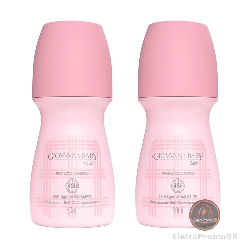 Giovanna Baby Kit Desodorante Roll-On Feminino C/2 Classic 50ml