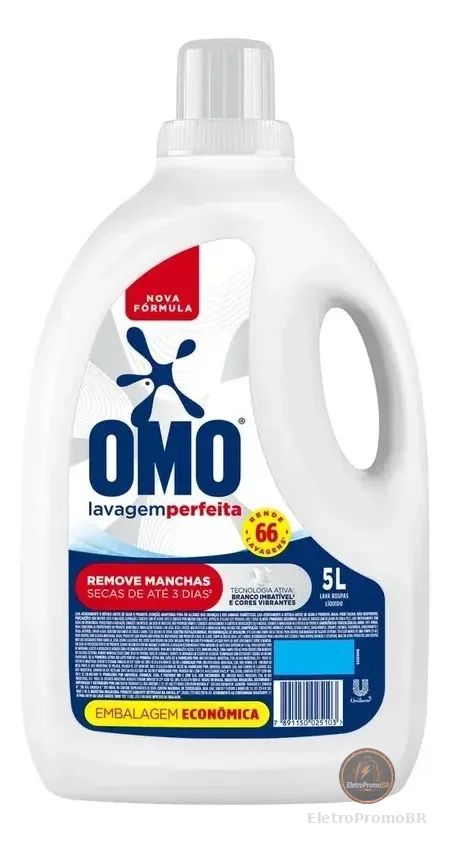 Sabão Líquido Omo Lavagem Perfeita 5L