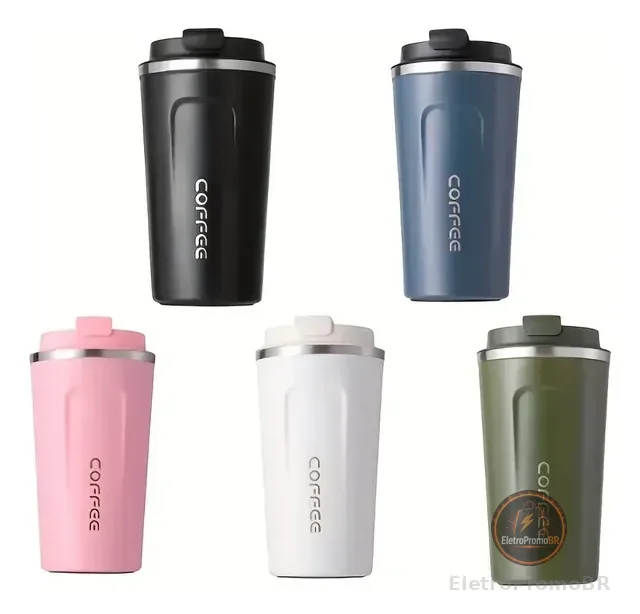 Copo Térmico Inox Café Chá Anti-vazamento Vacuum 500ml