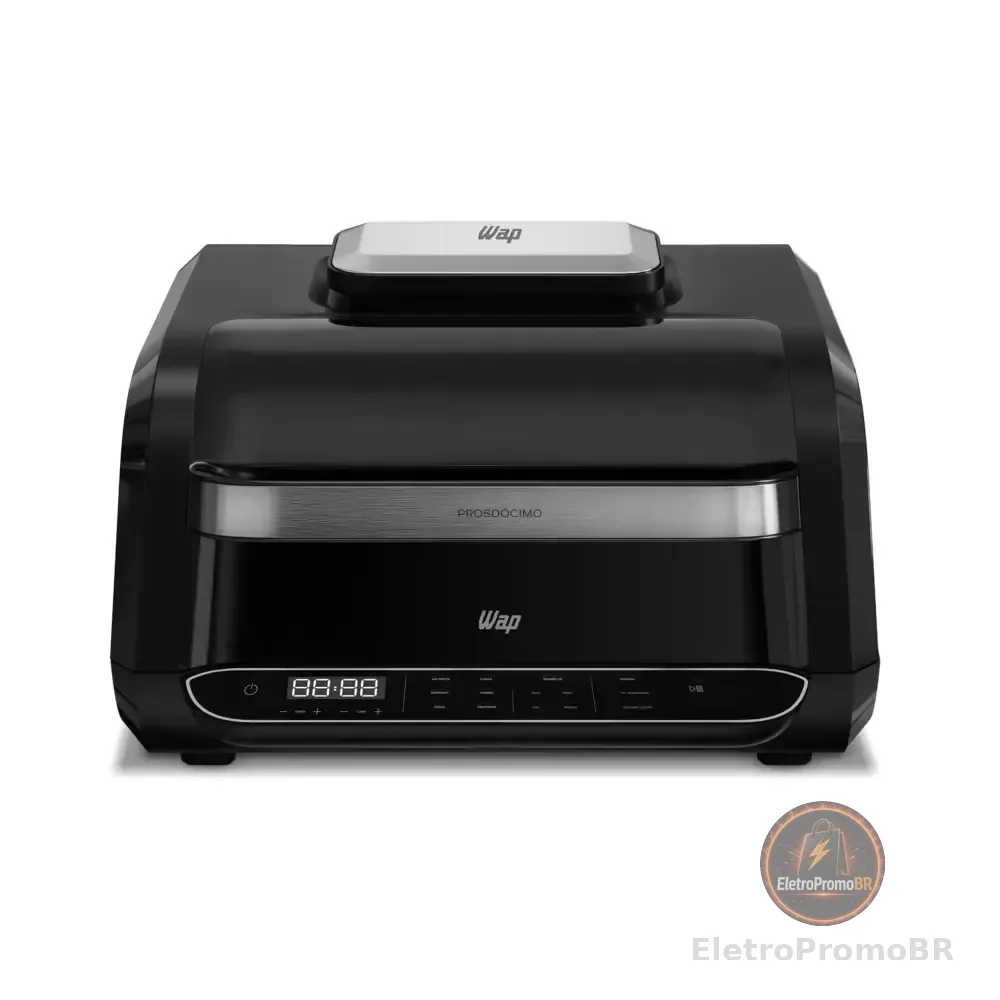 Fritadeira Elétrica Air Fryer Wap Barbecue Heat Wc Ab1030 Wap Preto 220v