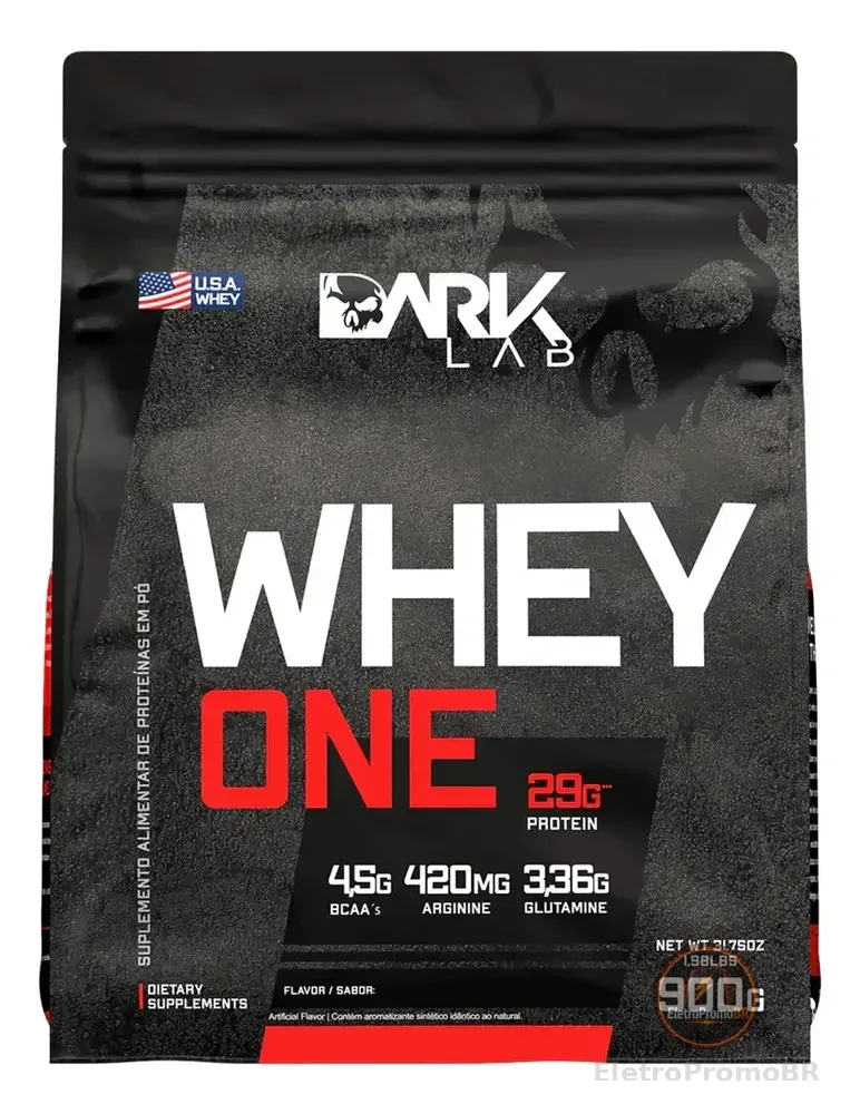 Whey One Protein Proteína Sachê Refil 900g - Dark Lab Sabor Chocolate