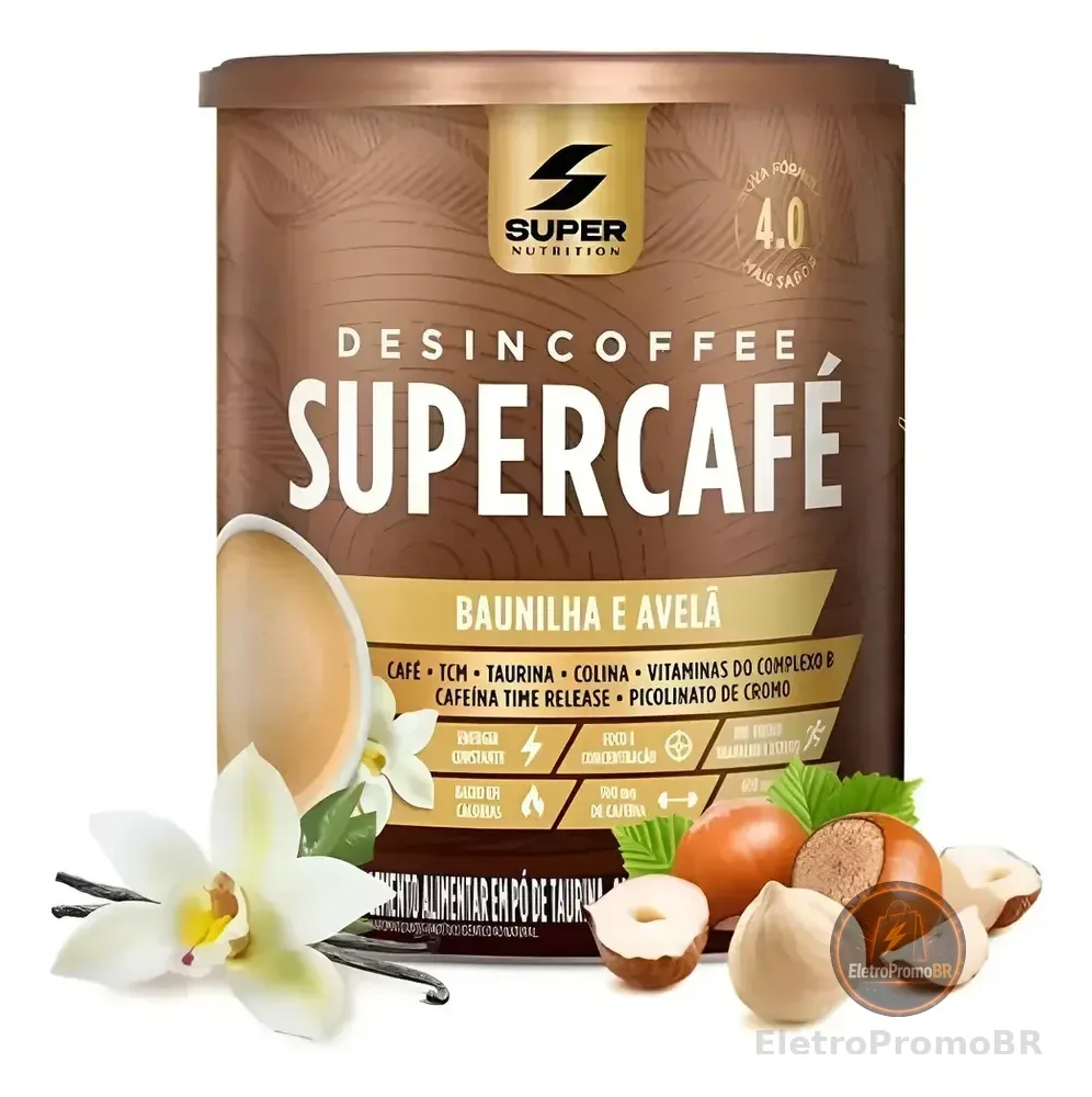 Super Café Desincoffee 220g Desincha Sabor Baunilha E Avelã