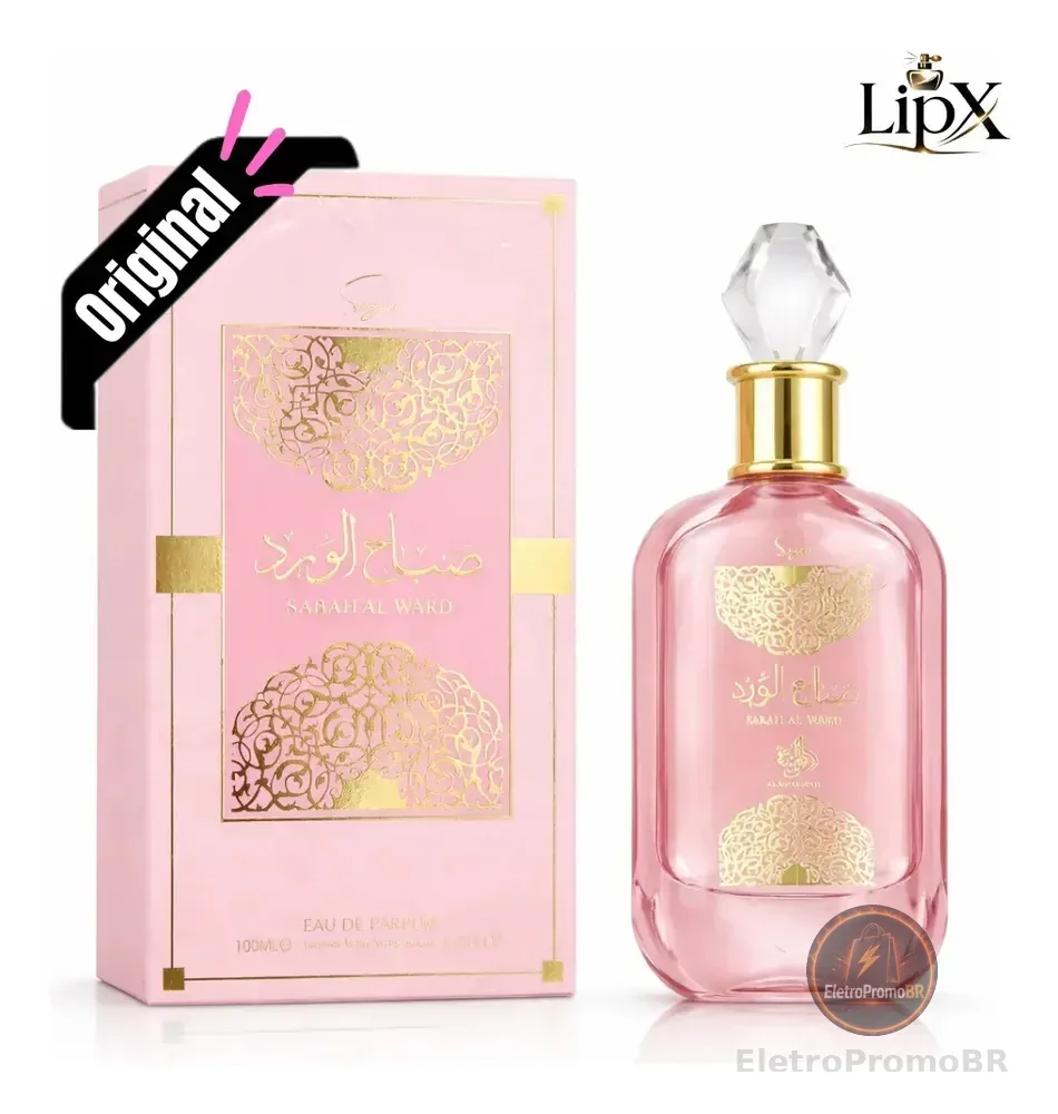Perfume Árabe Sabah Al Ward Sugar Feminino 100ml - Original Com Nf