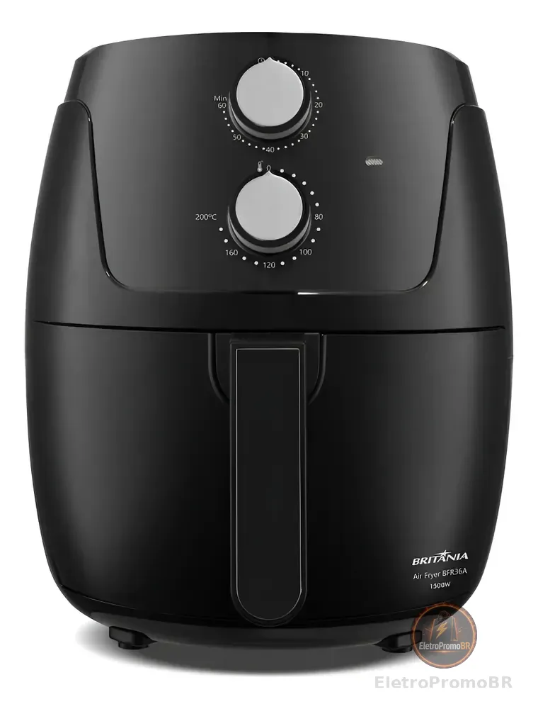 Fritadeira Elétrica Britânia Bfr36a Silverstone 4,2l 1500w Preto 110v