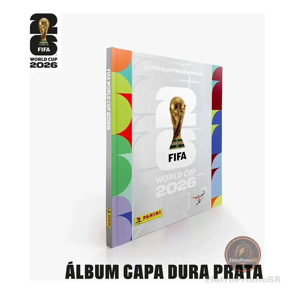 Copa Do Mundo 2026 - Álbum Capa Dura - Prata