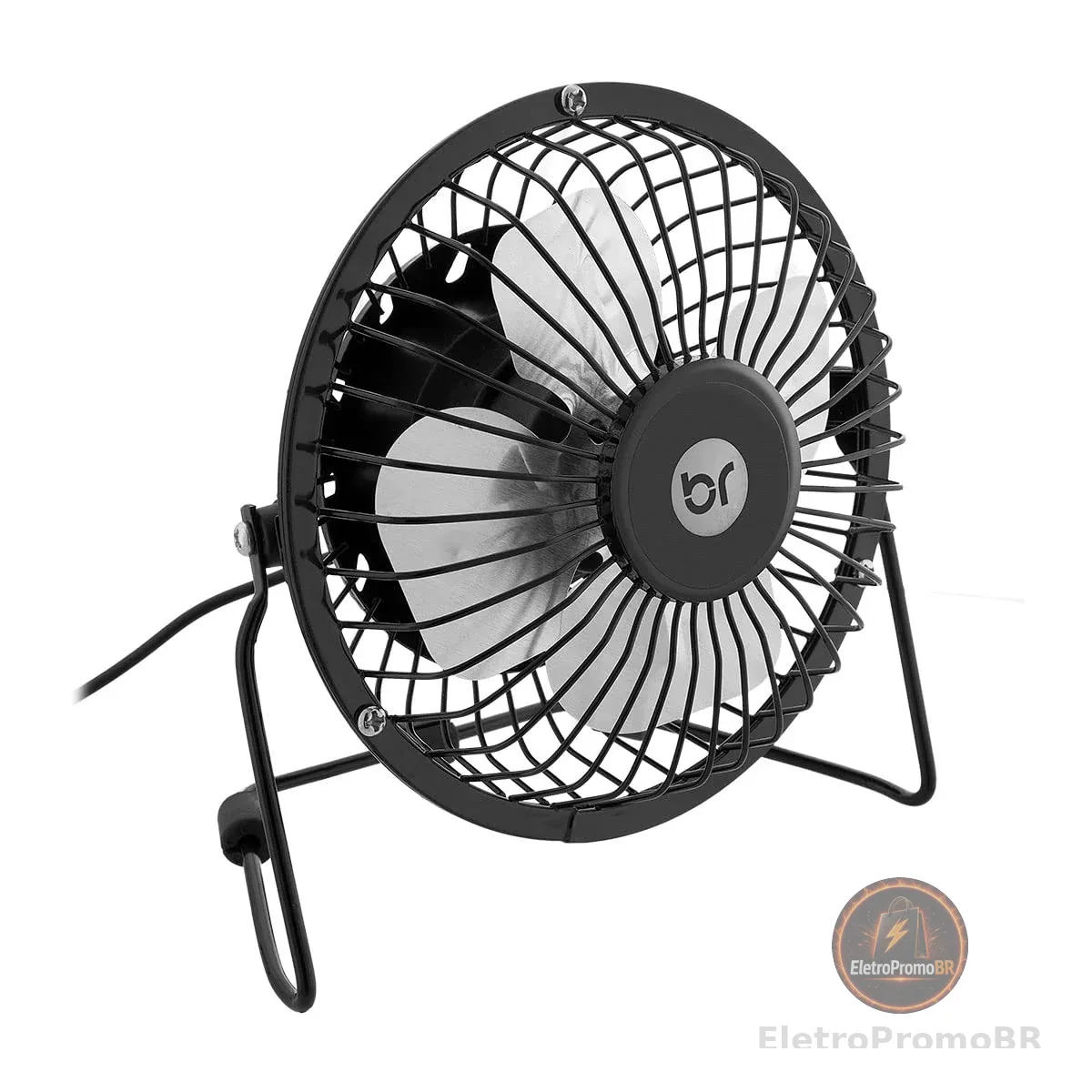 Ventilador de Mesa com alimentação USB, silencioso e leve - Bright