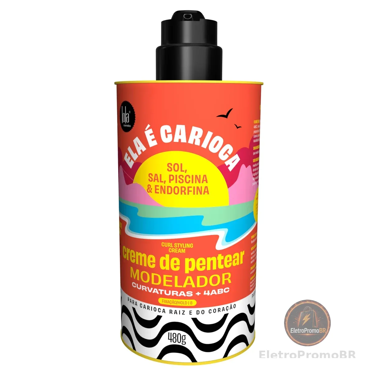 Ela é Carioca Creme de Pentear 4ABC 480g, Lola Cosmetics