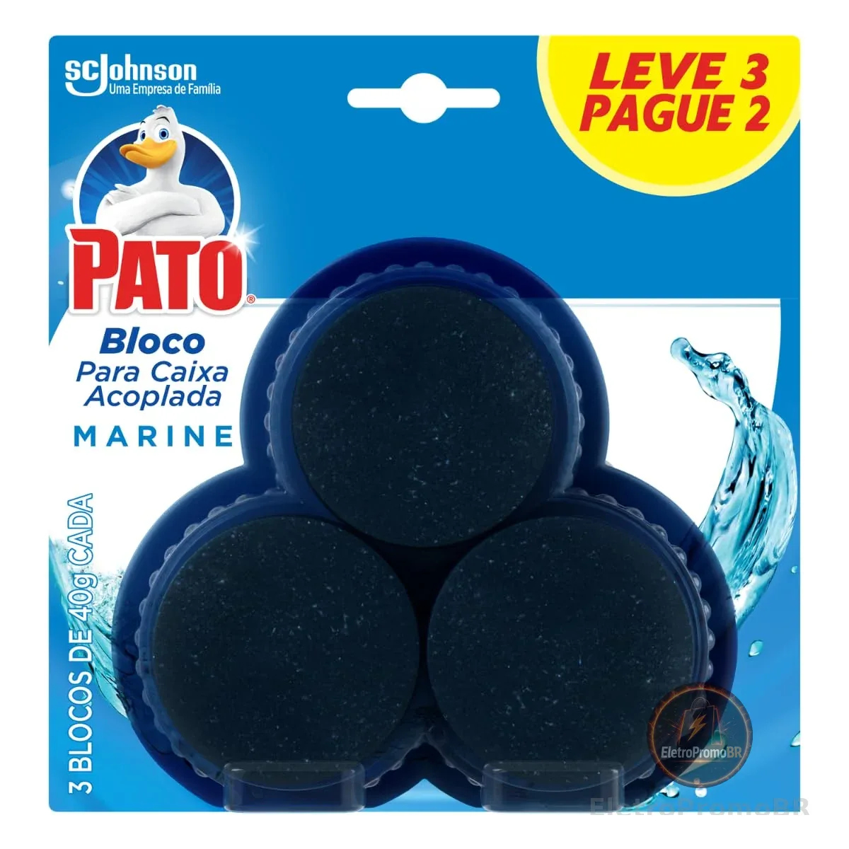Pato Desodorizador Sanitário Caixa Acoplada Marine, 40g
