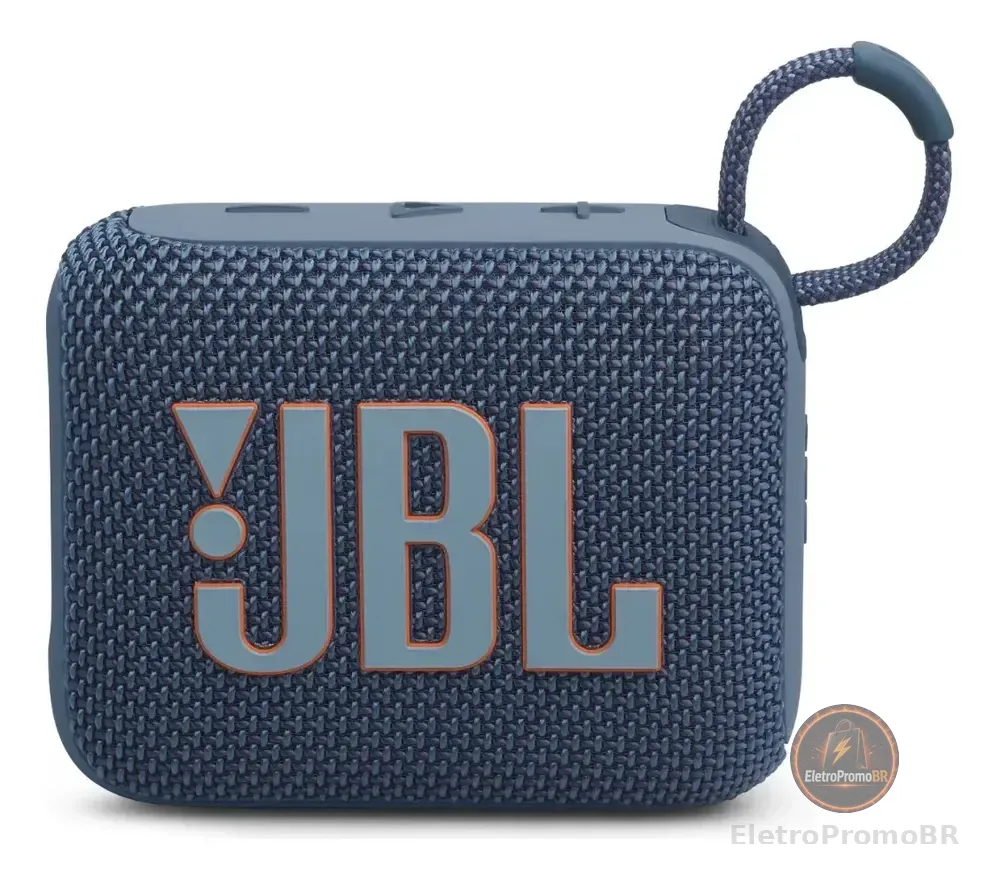 Caixa de Som Bluetooth Portátil Go 4 JBL Azul