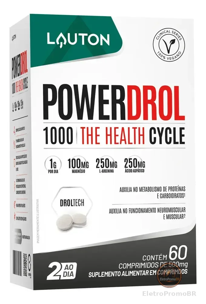 Precursor Hormonal Powerdrol Testo Booster - 60 Cps - Lauton