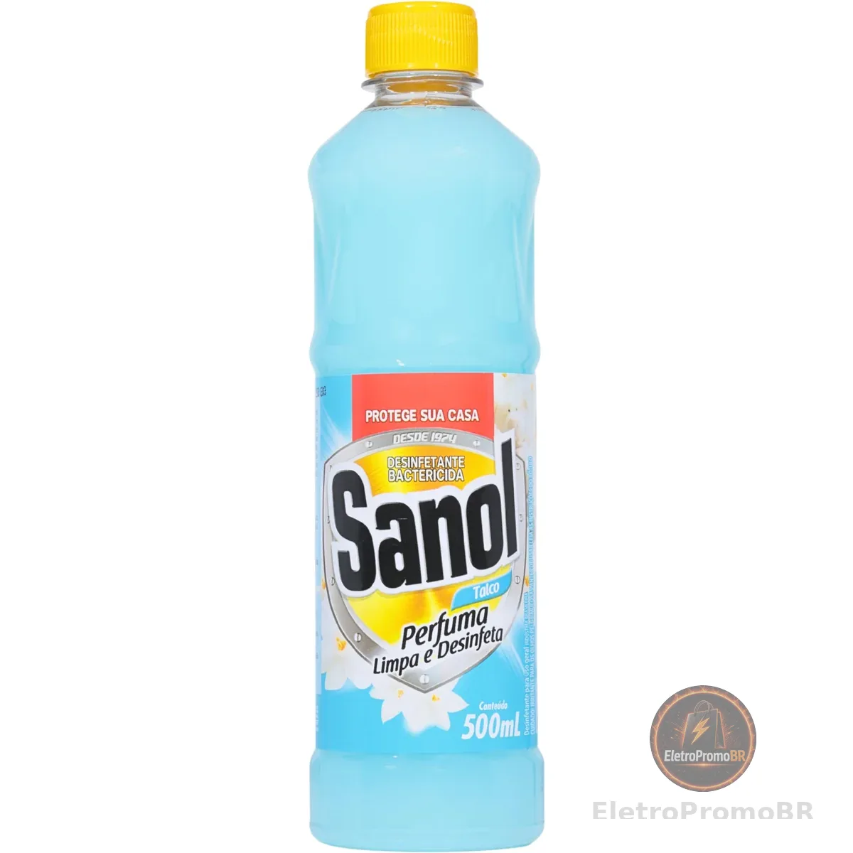 Desinfetante Líquido para uso Geral, Talco, Sanol, 500 ml, Azul