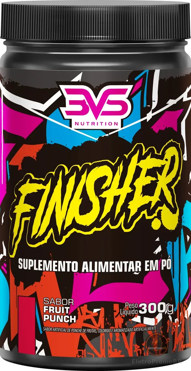 3VS Nutrition Finisher Intra/Pós Treino 300g Sabor Ponche de Frutas
