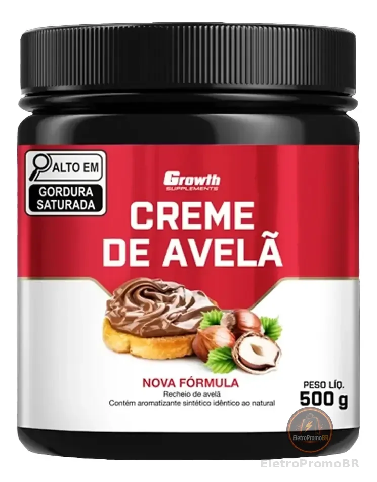 Creme De Avelã Fit (sem Açucar) 500g Growth Supplements