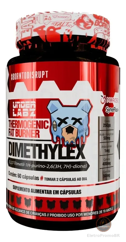 Dimethylex 60 cápsulas Under Labz - Termogênico sem sabor