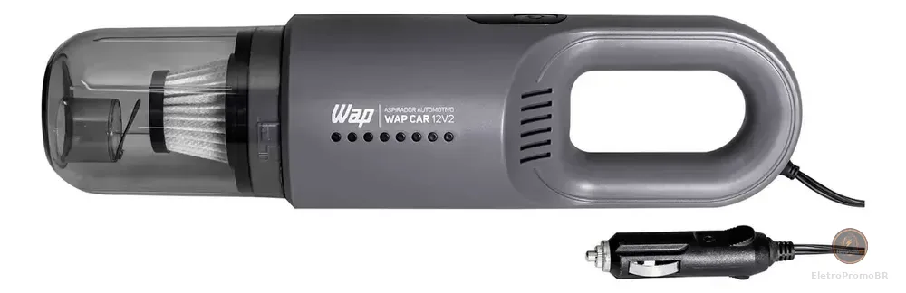 Aspirador Automotivo Portátil WAP CAR com Filtro HEPA e Cabo de 3,7m