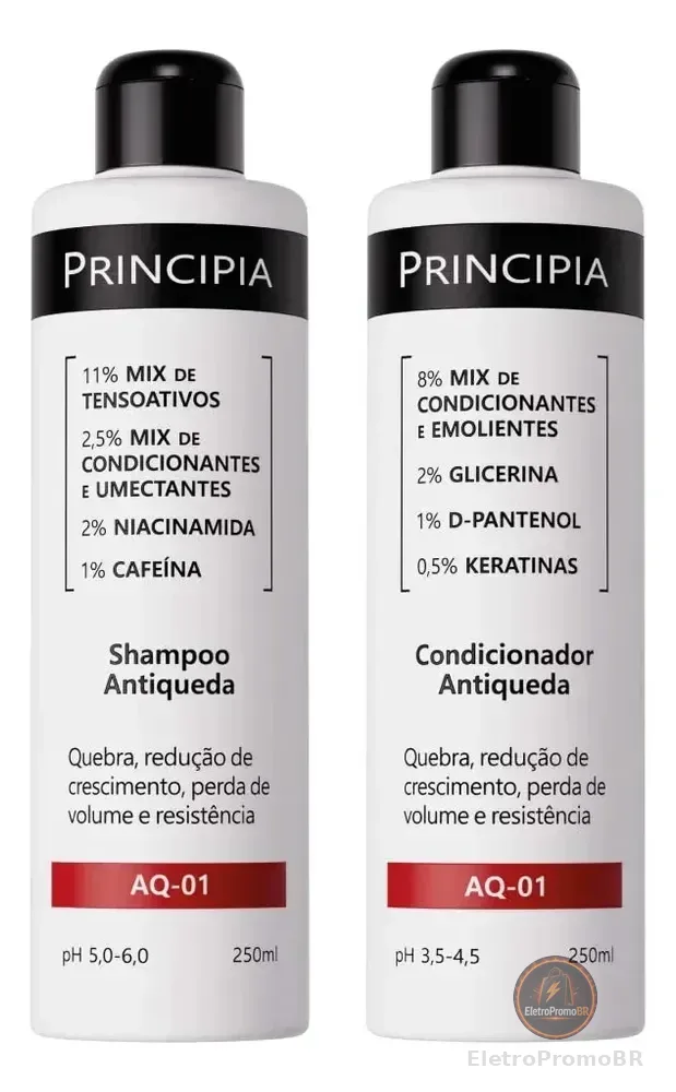 Principia Kit Shampoo E Condicionador Antiqueda Aq-01