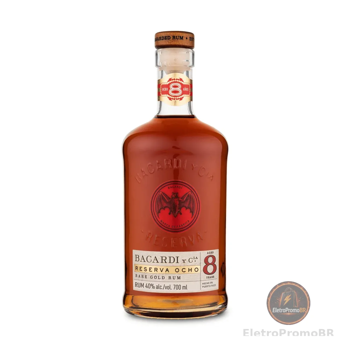 Bacardi, Rum 8 anos Reserva Ocho, 750 ml