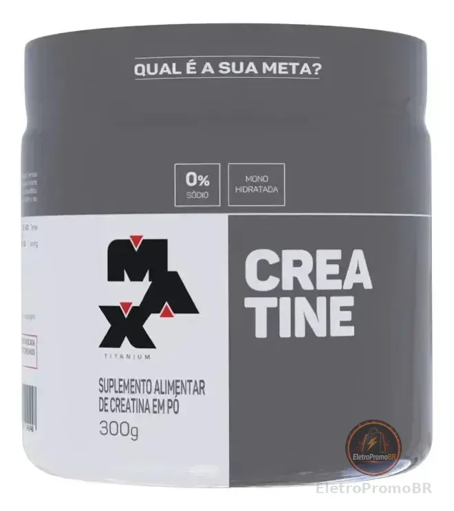Suplemento en pó Max Titanium Creatina x 300g