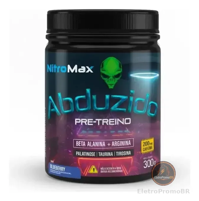 Abduzido Pre Treino Nitro Max Limonada Suica 300g