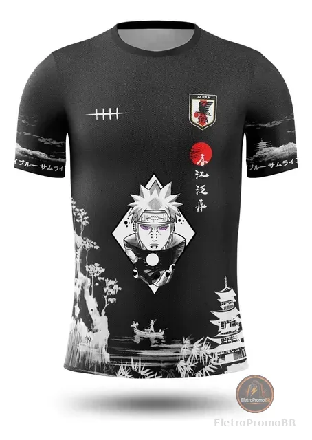 Camisa Camiseta Japão Pain Anime Naruto Unissex Dry Fit Pto
