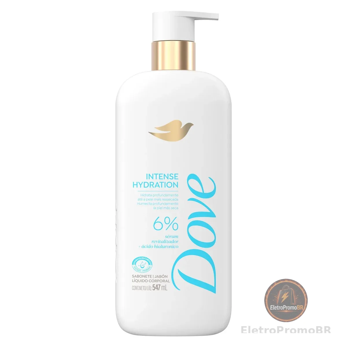 Dove Sabonete Sérum Líquido Intense Hydration 547ml