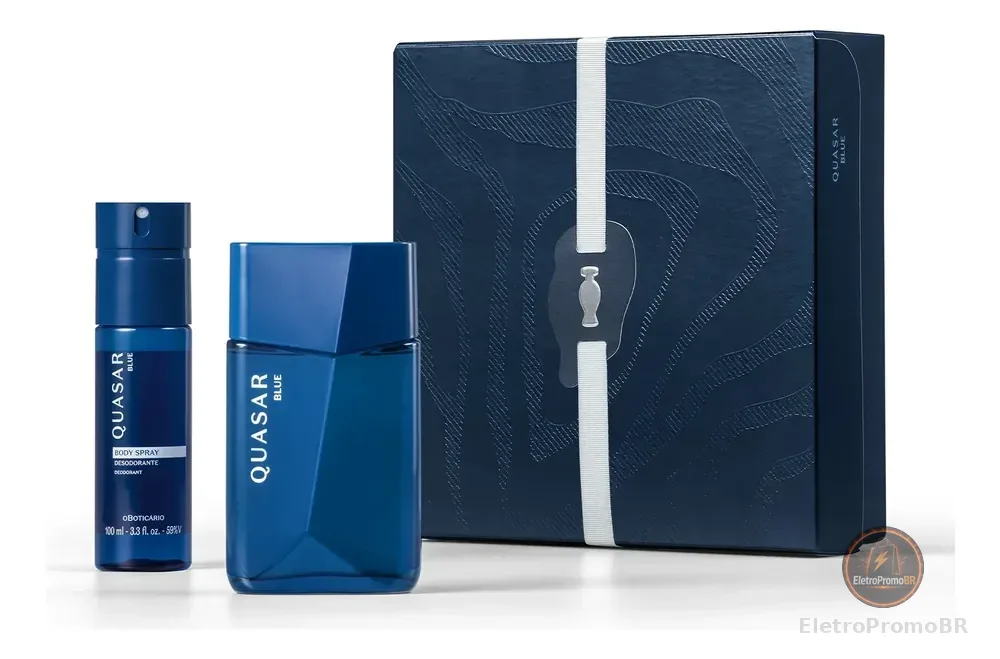 Kit Presente Quasar Blue O Boticário Clássico Original