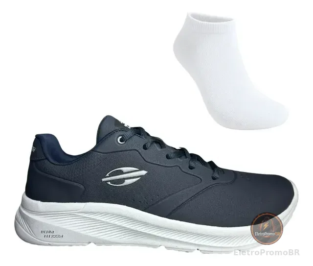 Kit Tênis De Academia Masculino Mormaii Free Run E Meia