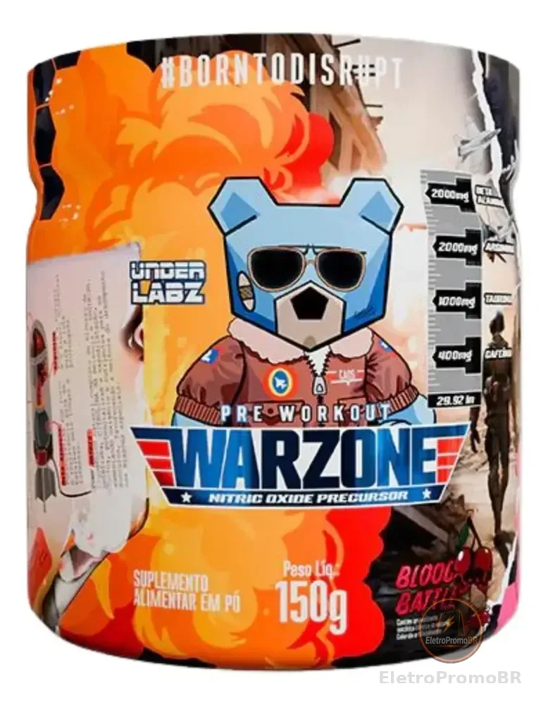 Warzone Pré-treino - 150g Blood Battle - Under Labz