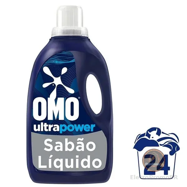 Omo Lava Roupas Líquido Ultra Power 1,8 L