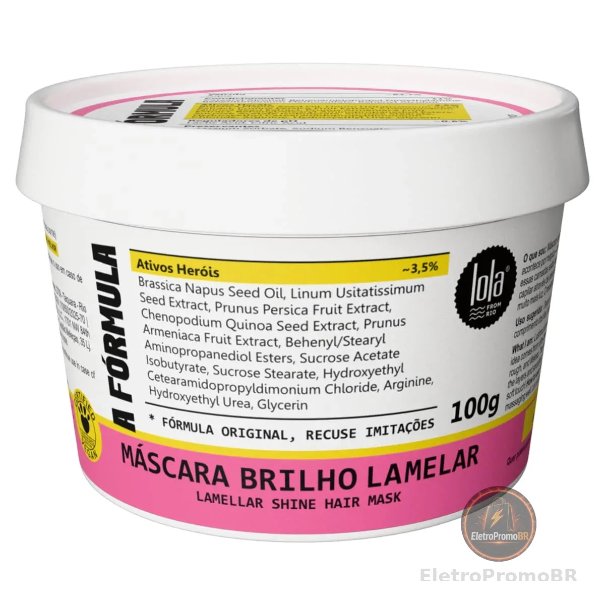 Máscara Capilar A Fórmula 100gr - Lola Cosmetics