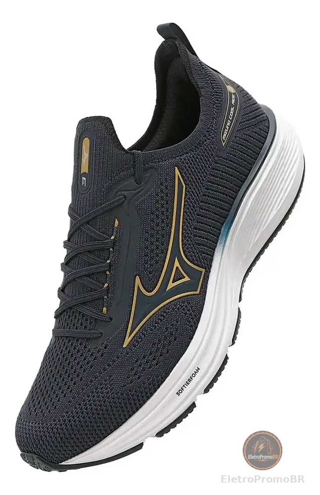 Tênis Mizuno Cool Ride 3 Esportivo Corrida Academia Original Marinho Lisa 40