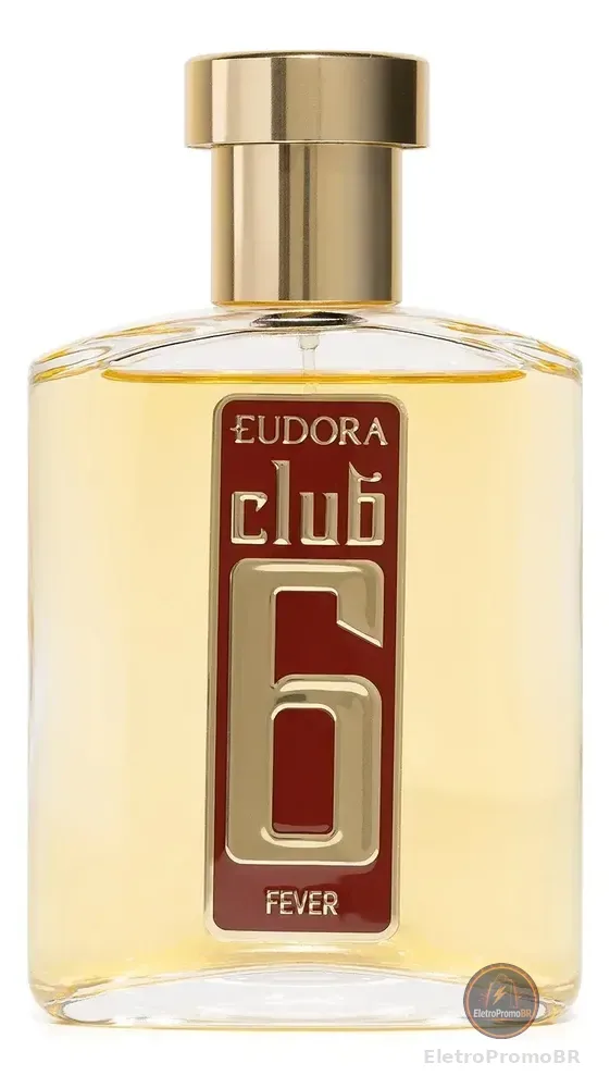 Club 6 Fever Eudora Desodorante Colônia Perfume Masculino Original 95ml