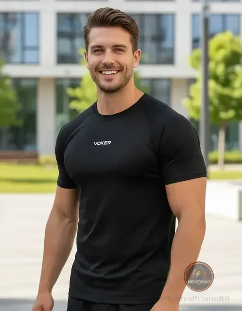 Camisetas Raglan Proteção Uv Térmica Camisas Dry Fit Voker