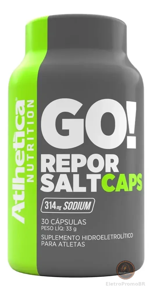 GO! Repor Salt Caps 30 Cápsulas - Atlhetica Nutrition