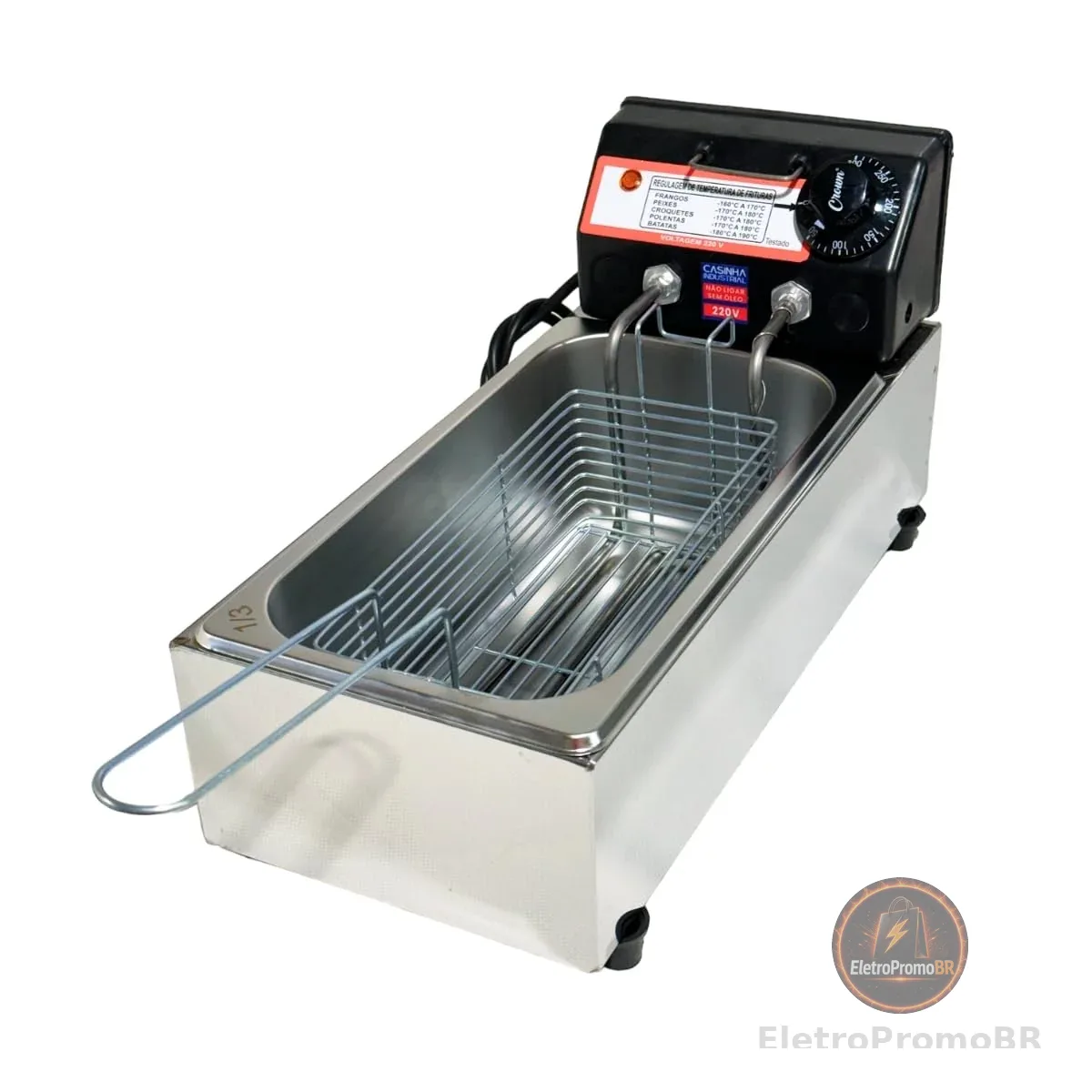 Fritadeira Elétrica Industrial Econômica Cuba 3L (110, Volts)