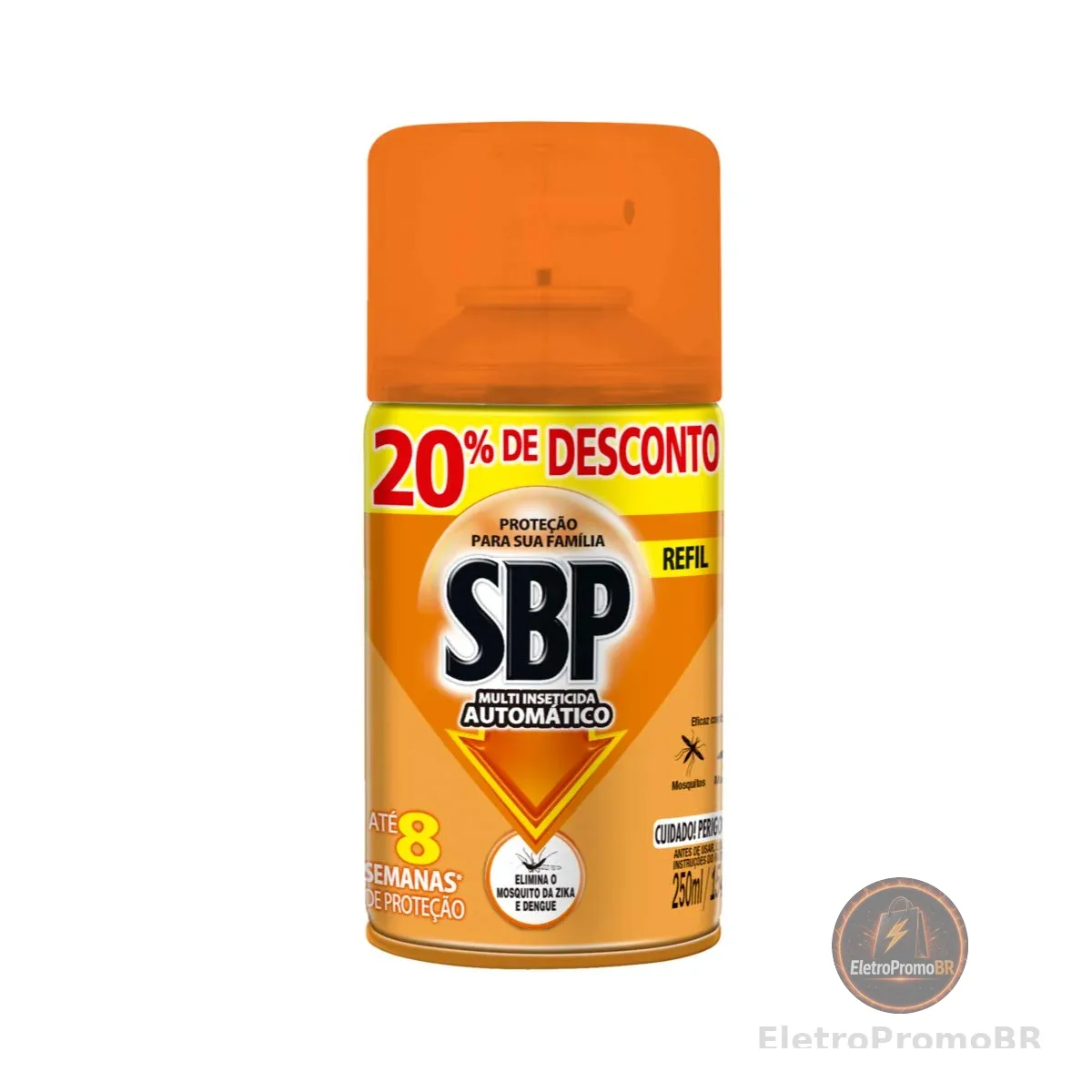 Multi Inseticida Automático SBP Refil 250 ml Embalagem Econômica