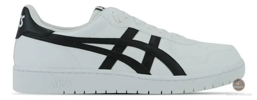 Tênis Masculino Japan Asics Branco Liso 40 Br