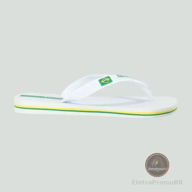 Chinelo Ipanema Brasil Branco Lançamento