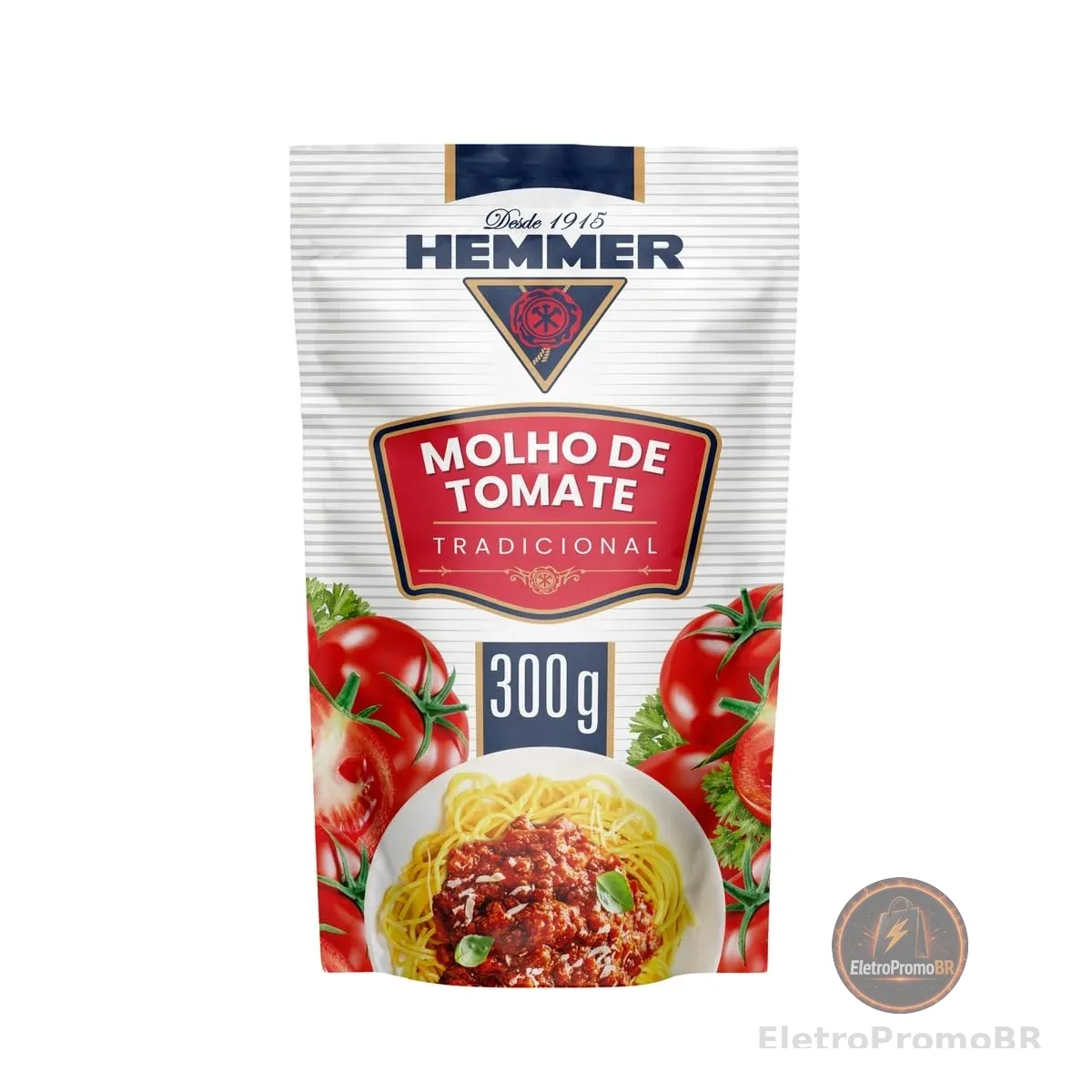 Hemmer Molho De Tomate Tradicional 300G