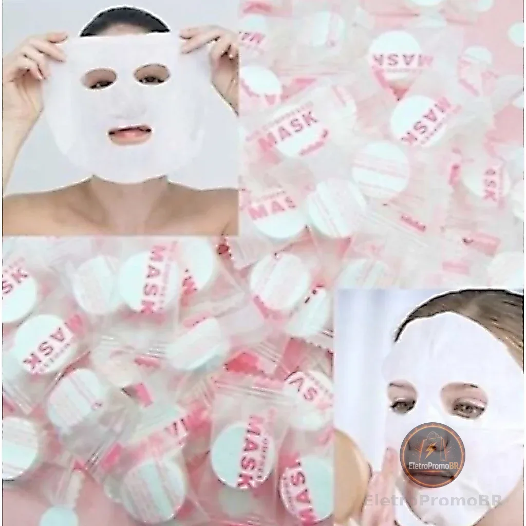 ANA1108 KIT 30/60/90/150unidades máscaras faciais comprimidas para tratamento de beleza conveniente