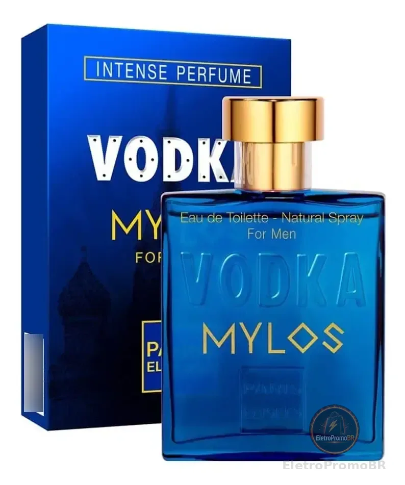 Perfume Vodka Mylos Paris Elysees Masculino Intense 100ml