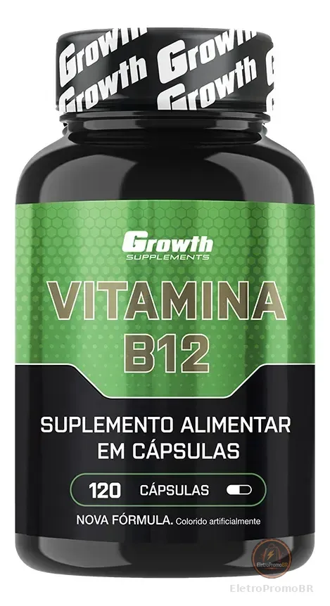 Vitamina B12 120 cáps. Growth Supplements
