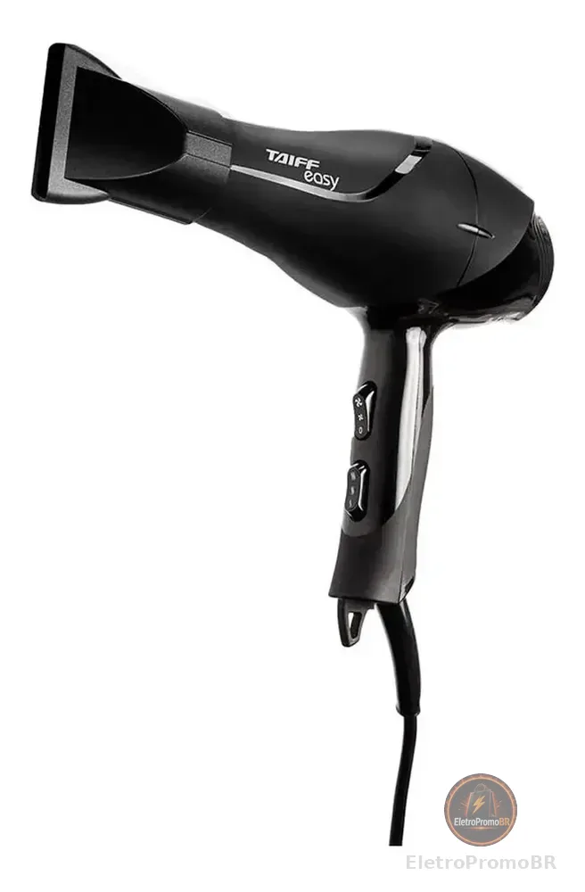 Secador De Cabelos Motor Ac Profissional Easy 1700w Taiff Preto