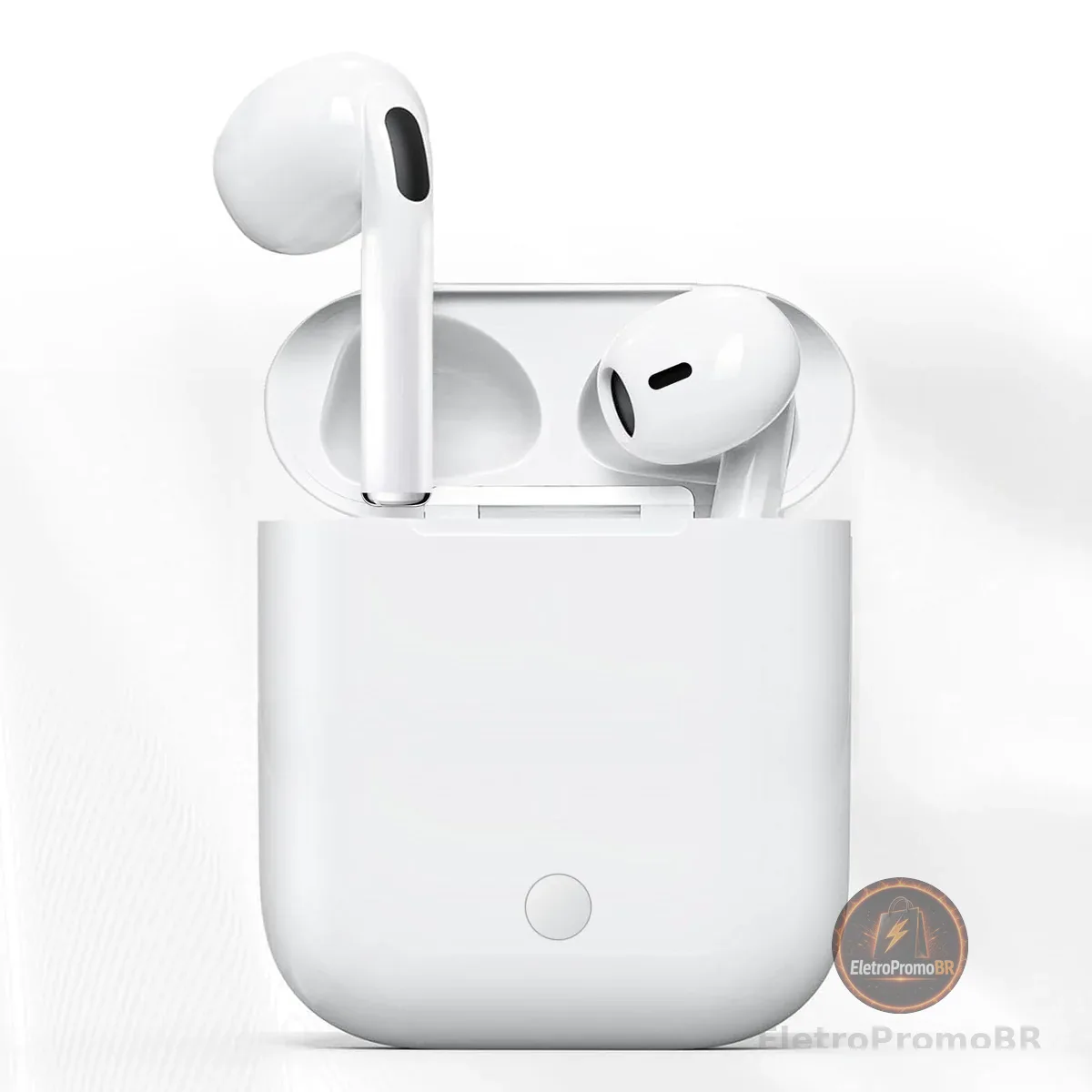 Fones de Ouvido Sem Fio Bluetooth 5.4 Compatível com Todo Celular Cancelamento Ruído Bateria 16 Horas, Conecta com Notebook-Branco